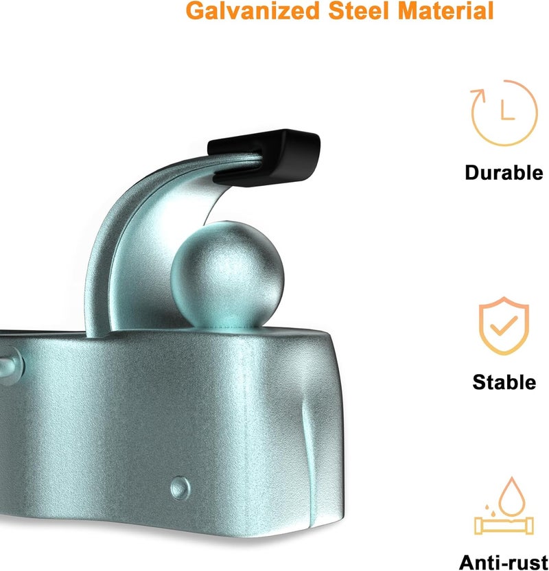 NICEDACK Trailer Hitch for Bicycle, Cargo Trailer Coupling, Durable Steel Material, Suitable for Ordinary Bicycle Seat Post, for Grocery/Camping Transportation - Image 3